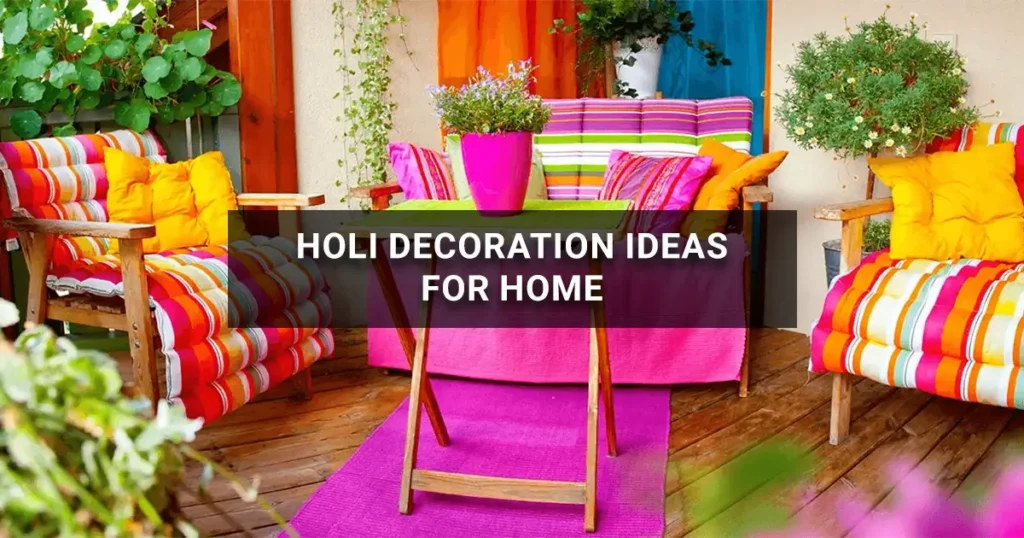 holi decoration ideas for home