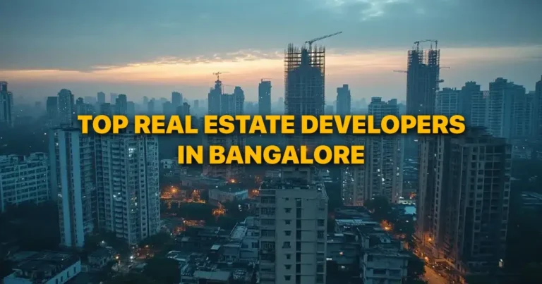 Top Real Estate Developers in Bangalore for Smart Investment
